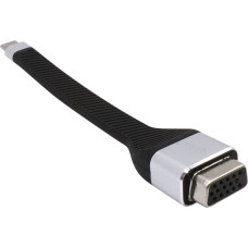 I-Tec C31FLATVGA60HZ vaizdo kabelio adapteris 0,11 m C tipo USB VGA (D-Sub) Juoda