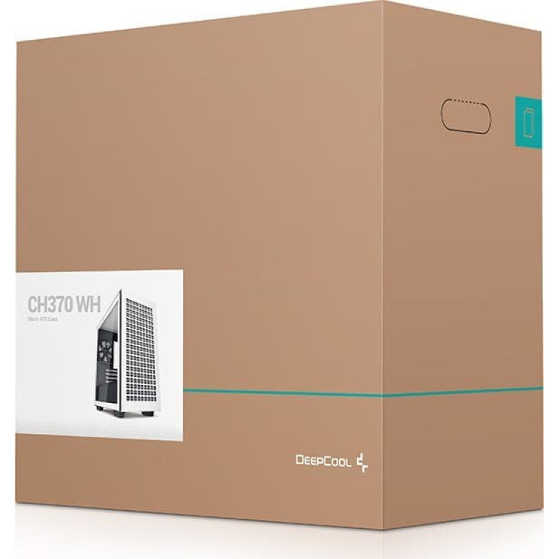 Deepcool CH370 WH „Mini Tower“ Balta