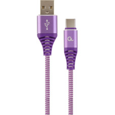 Gembird USB cable Gembird USB-A - USB-C 2 m Purple (CC-USB2B-AMCM-2M-PW)