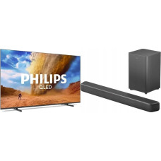 Philips Telewizor Philips Telewizor Philips 65PUS7810/12 QLED 65'' 4K Ultra HD Titan OS + Soundbar Philips TAB5309/10