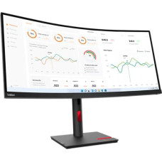 Lenovo ThinkVision T34w-30 LED display 86,4 cm (34") 3440 x 1440 pikseliai Wide Quad HD Juoda