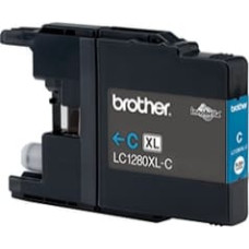 Brother LC1280XLC ra&scaron;alo kasetė 1 vnt Originalus Didelė (XL) i&scaron;eiga Žydras