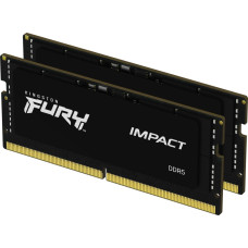 Kingston DDR5 - 32GB - 6000 - CL - 38 (2x 16 GB) dual kit, RAM (black, KF560S38IBK2-32, Impact, INTEL XMP)
