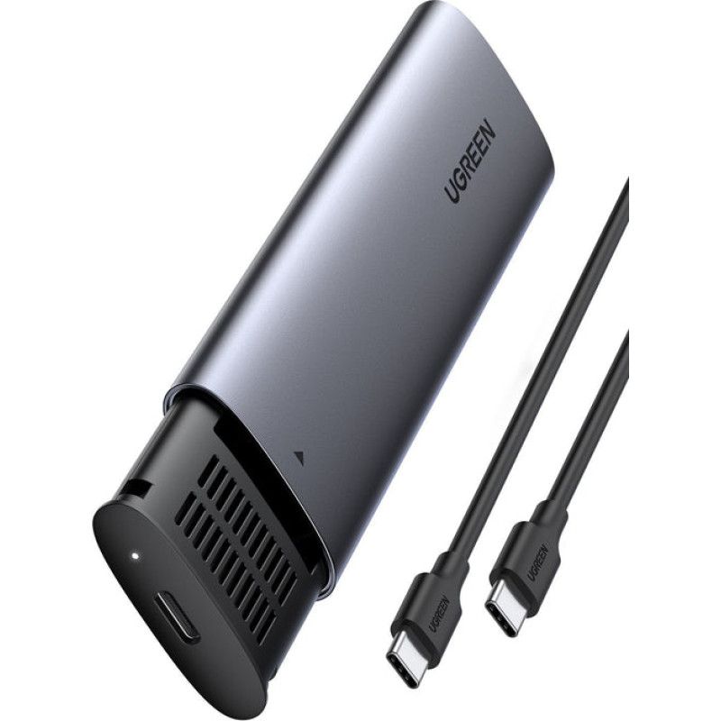 Ugreen 10902 saugojimo diskų korpusas SSD korpusas Pilka M.2
