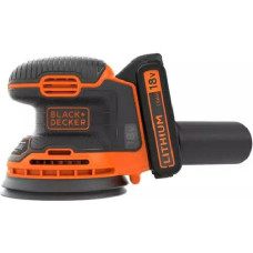 Black+Decker Black&Decker Battery Orbital Sander BDCROS18-QW - 400mA charger, 1x Ah battery,