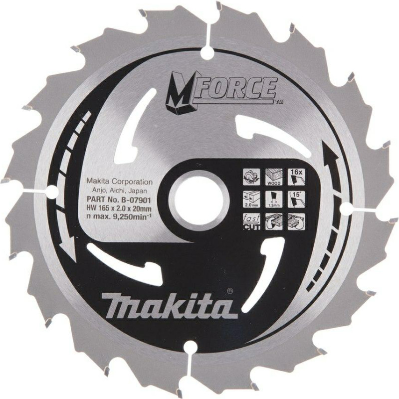 Makita M-FORCE Saegeb. 165x20x16