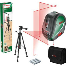 Bosch cross line laser UniversalLevel 3 set (green/black, red laser lines, range 10 meters)