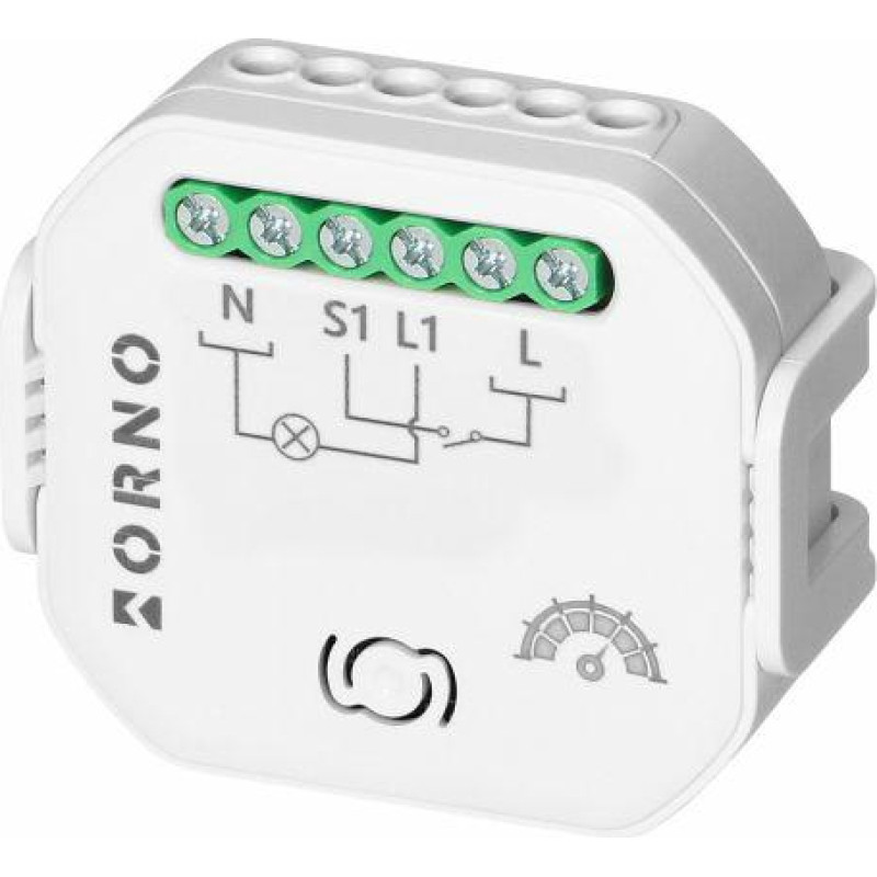 Orno TUYA PRZEKAŹNIK DOPUSZKOWY 1 KANAŁ ZE ŚCIEMNIACZEM SMART WI-FI+BLE