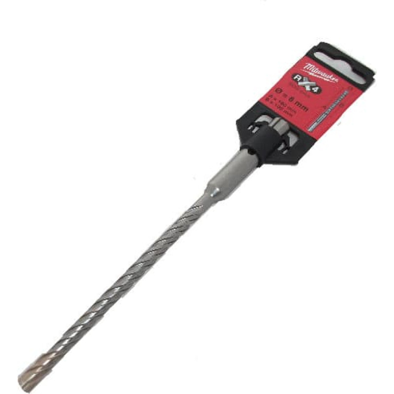 Milwaukee WIERTŁO SDS PLUS  6 x 165mm  MX4 4-OSTRZOWE