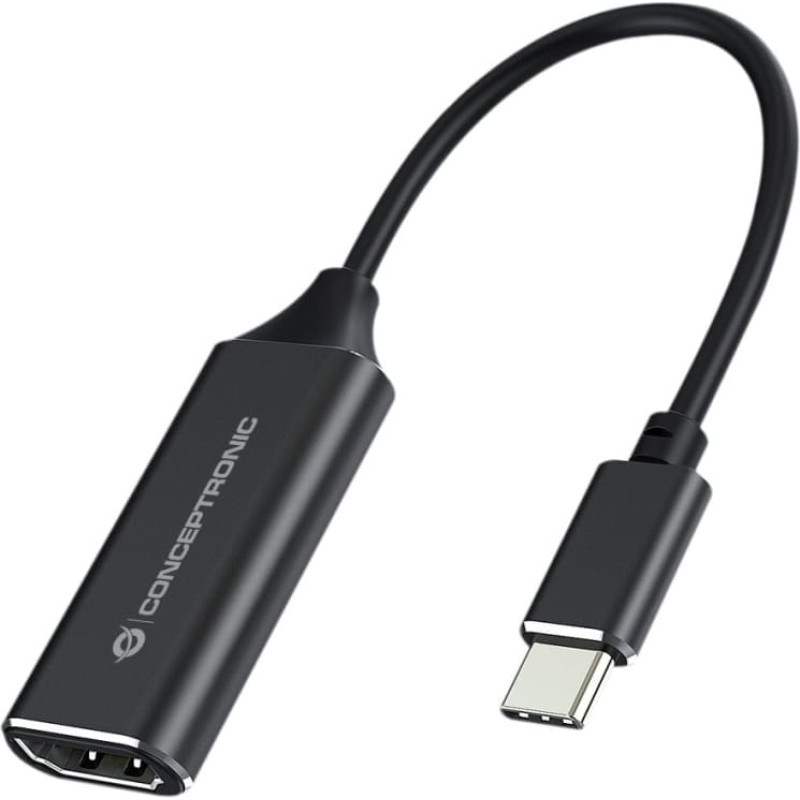 Conceptronic ABBY03B vaizdo kabelio adapteris HDMI A tipo (standartinis) C tipo USB Juoda