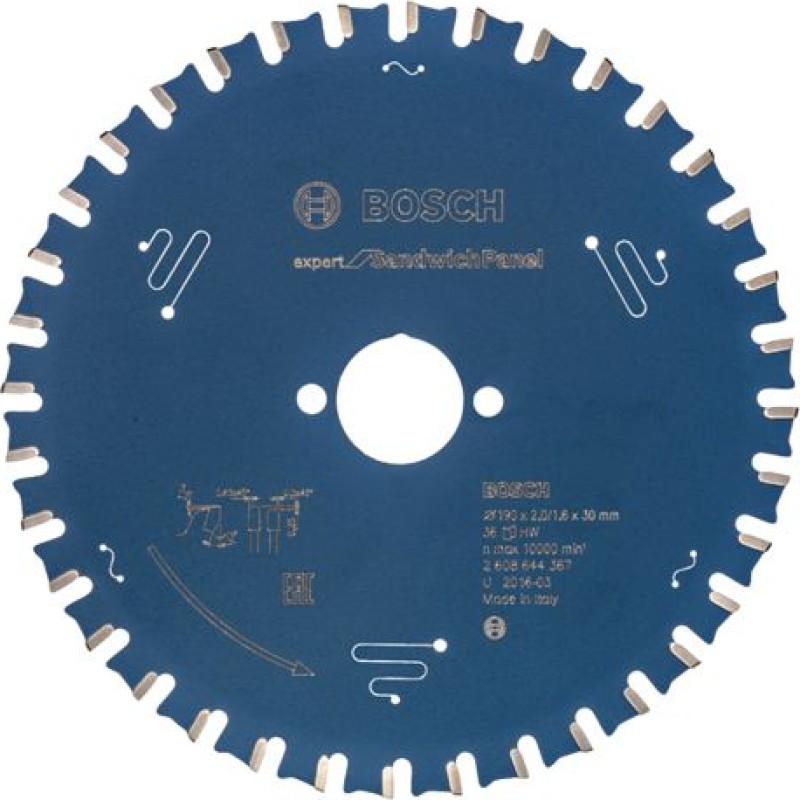 Bosch circular saw blade EX SH H 190x30-36 -&nbsp;2608644367