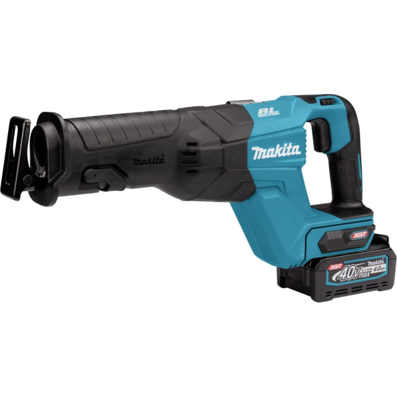 Makita cordless reciprocating saw JR001GM201 XGT, 40V, saber saw (blue/black, 2x Li-Ion XGT battery 4.0Ah, case)