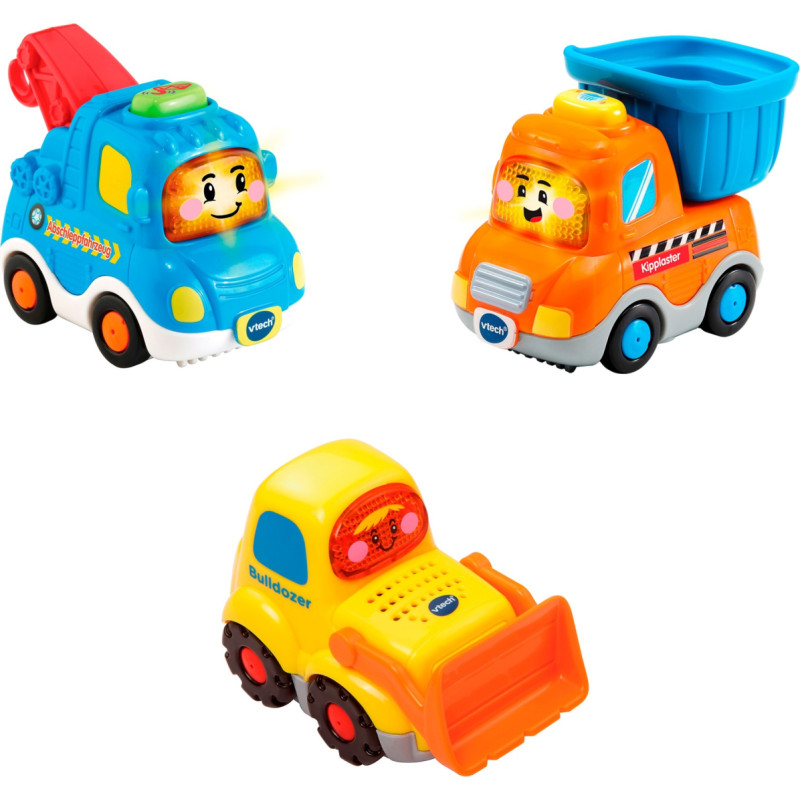 Vtech Tut Tut Baby Speedster - Set of 3 construction site vehicles, toy vehicle