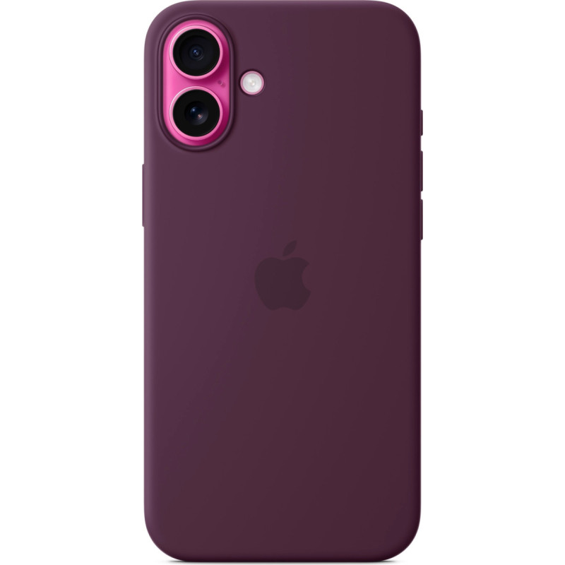 Apple Silicone Case with MagSafe (plum, iPhone 16 Plus)