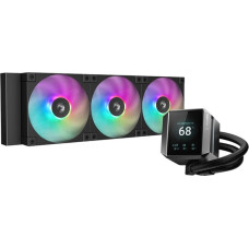 Deepcool MYSTIQUE 360 ARGB Procesorius Universalusis skystinis aušintuvas 12 cm Juoda 1 vnt