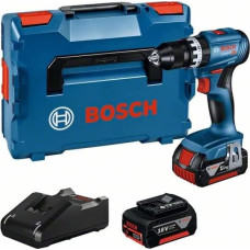 Bosch Cordless Impact Drill GSB 18V-45 Professional, 18V (blue/black, 2x Li-Ion battery 3.0Ah, in L-BOXX)