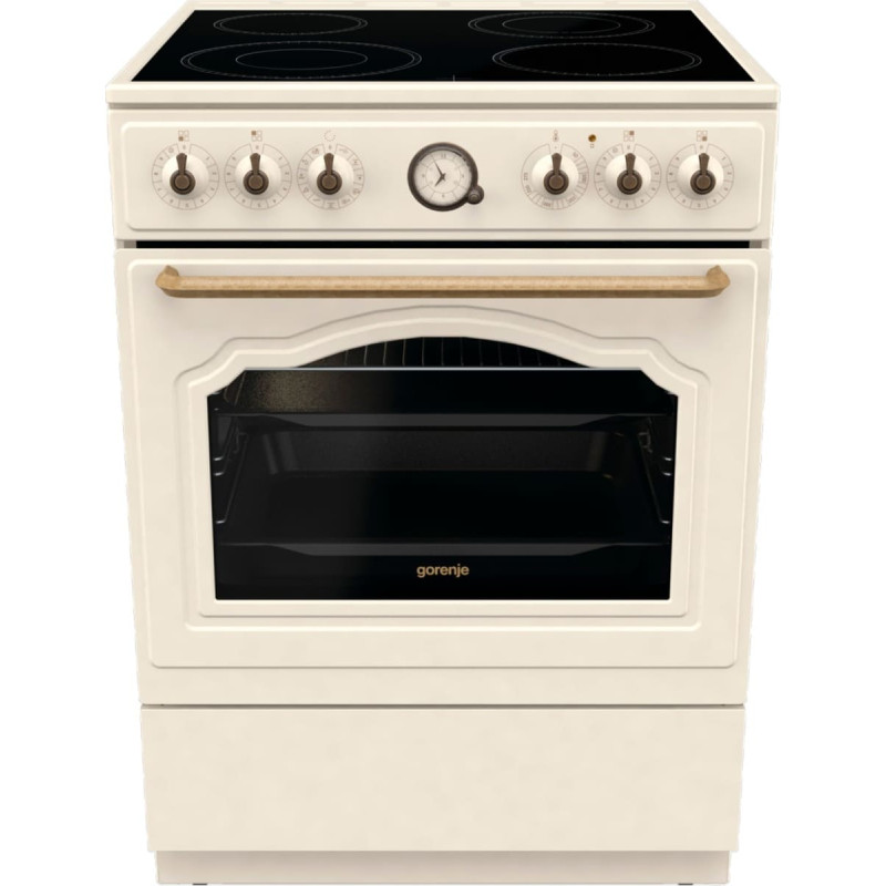 Gorenje GECS6B70CLI, stove (cream/gold)