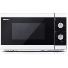Sharp YC-MS01E-W mikrobangų krosnelė Juoda, Balta Mikrobangų krosnelė be papildomų funkcijų Stalviršis 20 L 800 W