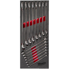 Milwaukee WKŁADKA PIANKOWA Z KLUCZAMI ODGIĘTYMI 9szt.