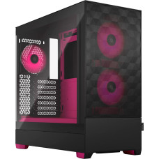 Fractal Design Pop Air RGB magenta Core TG Clear Tint, Tower Case (black/magenta)