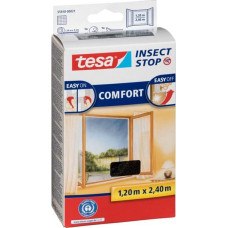 Tesa Fliegengitter Fenster klett 1,2X2,4m schwarz 55918