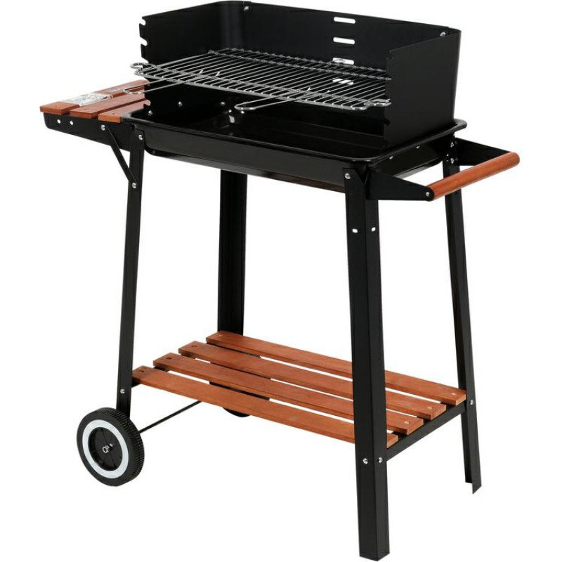 Toya LUND GRILL WĘGLOWY Z P&Oacute;ŁKĄ, RUSZT 48x26.5cm