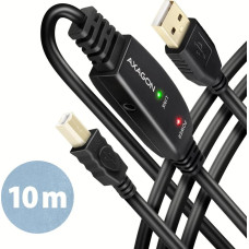 Axagon CABLE USB2.0 A-M/B-M ACTIVE/10M ADR-210B AXAGON