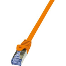 Logilink Patchcord, CAT6A, S/FTP, PIMF, 0.25m, orange (CQ3018S)