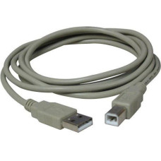Logo USB cable Logo USB-A - 1.8 m Grey (7946)