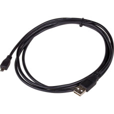Akyga USB cable Akyga USB-A - EU-E6 1.5 m Black (AK-USB-20)