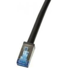 Logilink Patchcord Logilink Cq7023s Cat.6a S/ftp Pvc+pe 0.5m Black