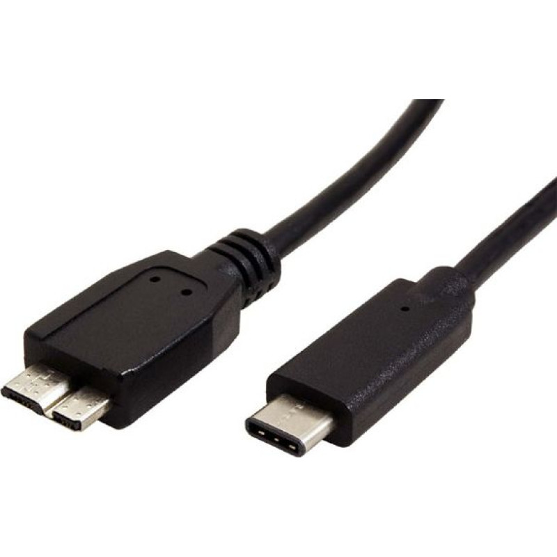 Red Fighter Kabel USB Red Fighter USB-C - micro-B 0.5 m Czarny