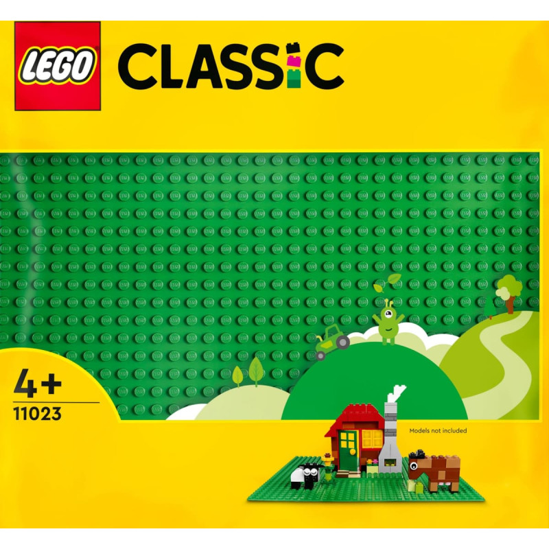 Lego Classic Green Design Plate (11023)