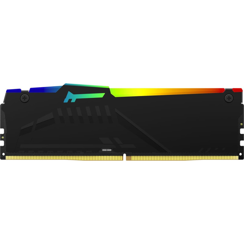 Kingston DDR5 32GB 5200 - CL - 40 - Single-Kit - DIMM - KF552C40BBA-32, fury beast RGB, black