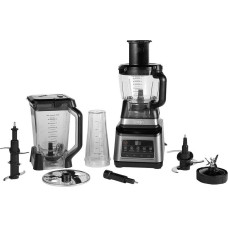 Ninja 3-in-1 Food Processor & Blender BN800EU with Auto-iQ (black, 1,200 watts)