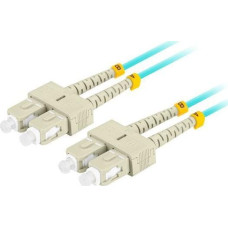 Lanberg PATCHCORD LOCATED MM SC/UPC-SC/UPC DUPLEX 3.0MM OM3 50/125 LSH 2M AQUA LANBERG