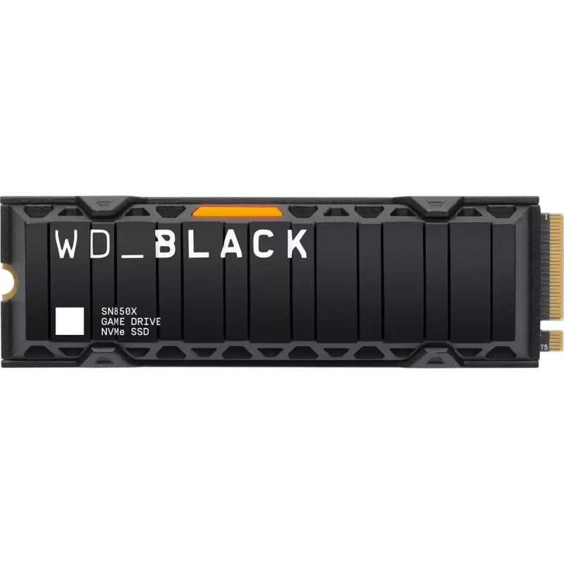 Western Digital WD Black SN850X NVMe SSD 1 TB (black, PCIe 4.0 x4, NVMe, M.2 2280, heatsink)