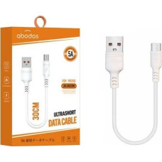 Vega Kabel USB Vega USB-A - microUSB 0.3 m Biały (32026)