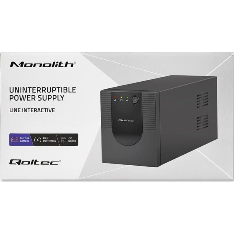 Qoltec UPS Qoltec Monolith 1500VA (53776)
