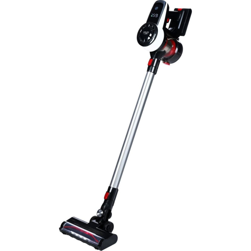 Adler | Vacuum Cleaner | AD 7048 | Cordless operating | Handstick and Handheld | 230 W | 220 V | Operating time (max) 30 min | White/Black/Red | Warranty 24 month(s)