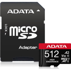Adata High Endurance 512 GB MicroSDXC UHS-I Klasės 10