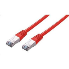C-Tech C-TECH kabel patchcord Cat5e, FTP, červený, 1m