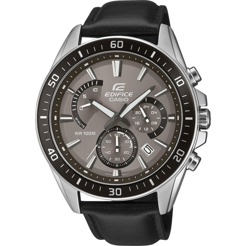 Edifice Zegarek sportowy EDIFICE Casio Edifice EFR-552L-5AVUEF100m czarny