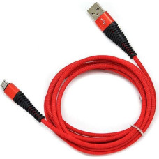 Vega Kabel USB Vega REDX KABEL MICRO USB QC 3.0 FAST CHARGING FASTON QUICK CHARGE OPLOT WZMACNIANY 3M REDX NYLON>