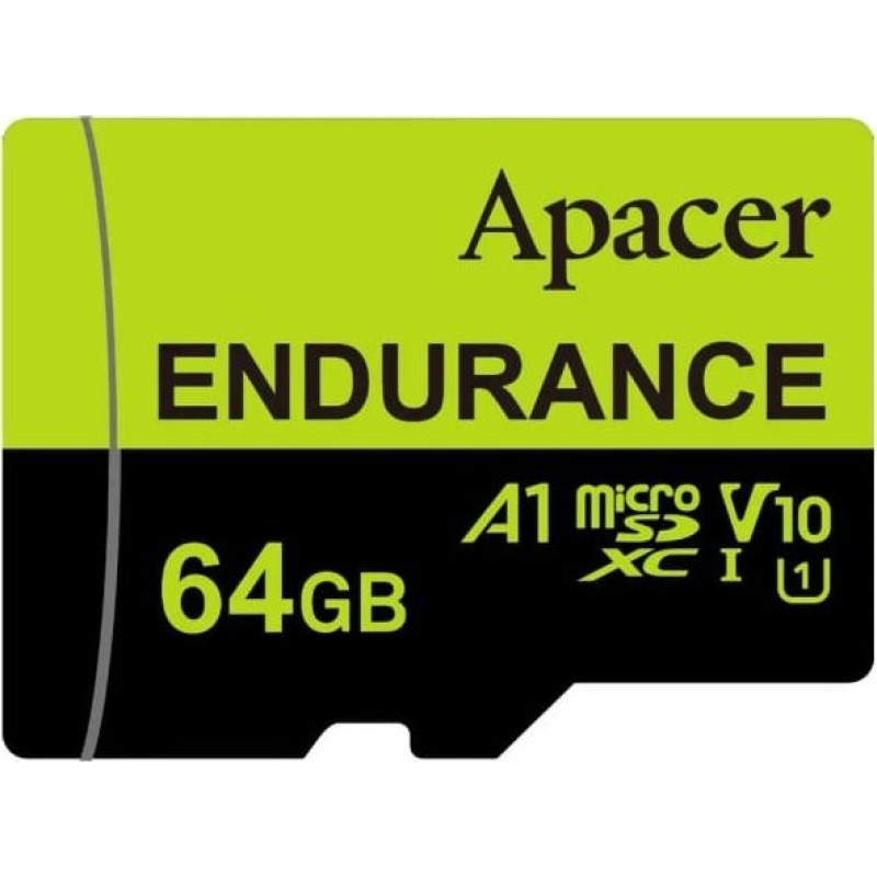 Apacer Endurance V30 A1, 64GB, micro SDXC, AP64GEDM1D05-R, UHS-I U3 (Class 10)