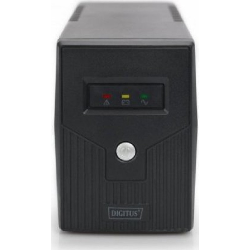 Digitus UPS Line-Ineractive LED BASIC, 600VA/360W, 1x12V/7Ah, AVR, 2x Schuko CEE 7/3