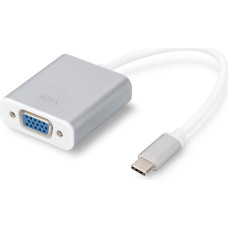 Digitus USB adapter Digitus USB-C - VGA Silver (DA-70837)