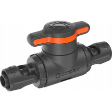 Gardena Micro-Drip-System shut-off/regulating valve 13mm (1/2) (grey/orange, 2 pieces, model 2023)