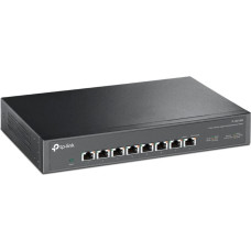 Tp-Link TL-SX1008 tinklo komutatorius Ne-valdomas 10G Ethernet (100/1000/10000) 1U Juoda