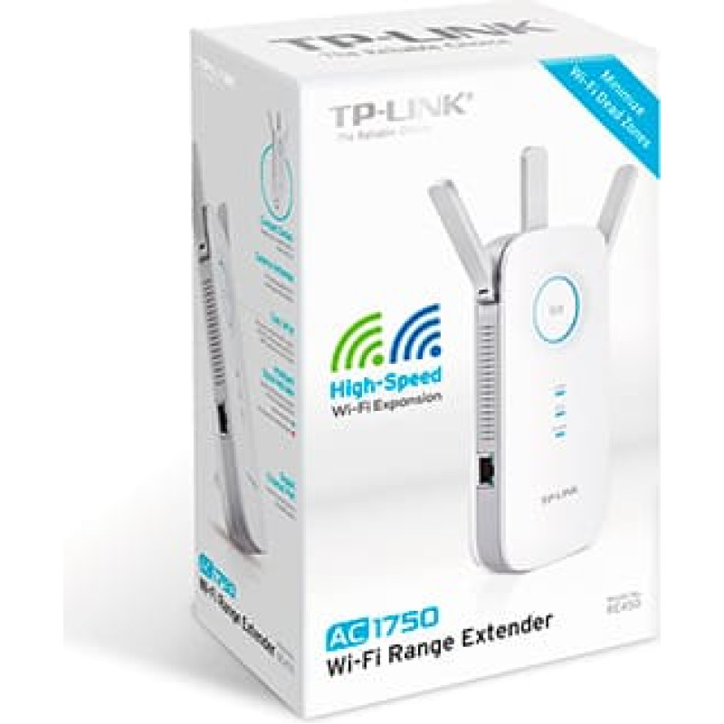 Tp-Link AC1750 Tinklo kartotuvas Balta 10, 100, 1000 Mbit/ai